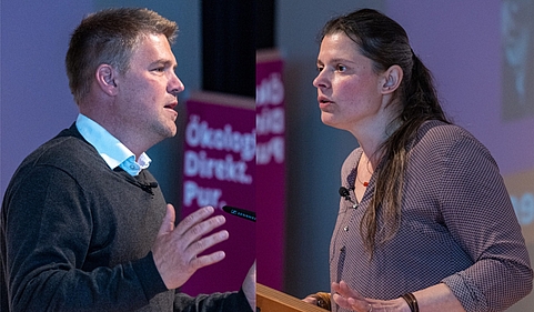 Die ÖDP-Landesvorsitzenden Tobias Ruff und Agnes Becker (Foto: ÖDP) 